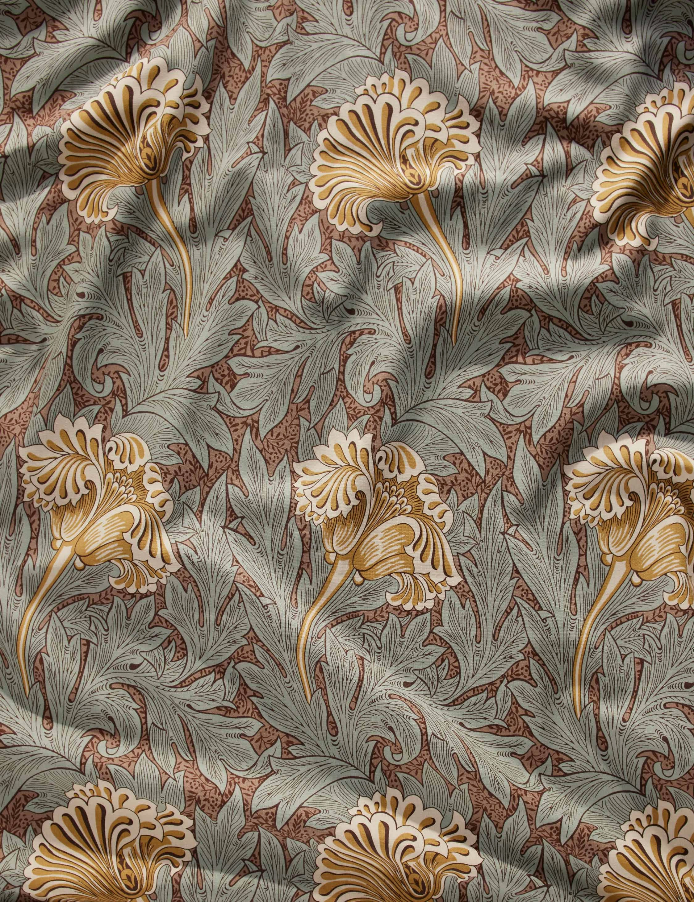 Tulip Cotton Fabric by Morris & Co.