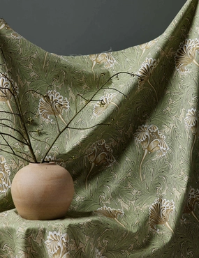 Tulip Cotton Fabric by Morris & Co. 