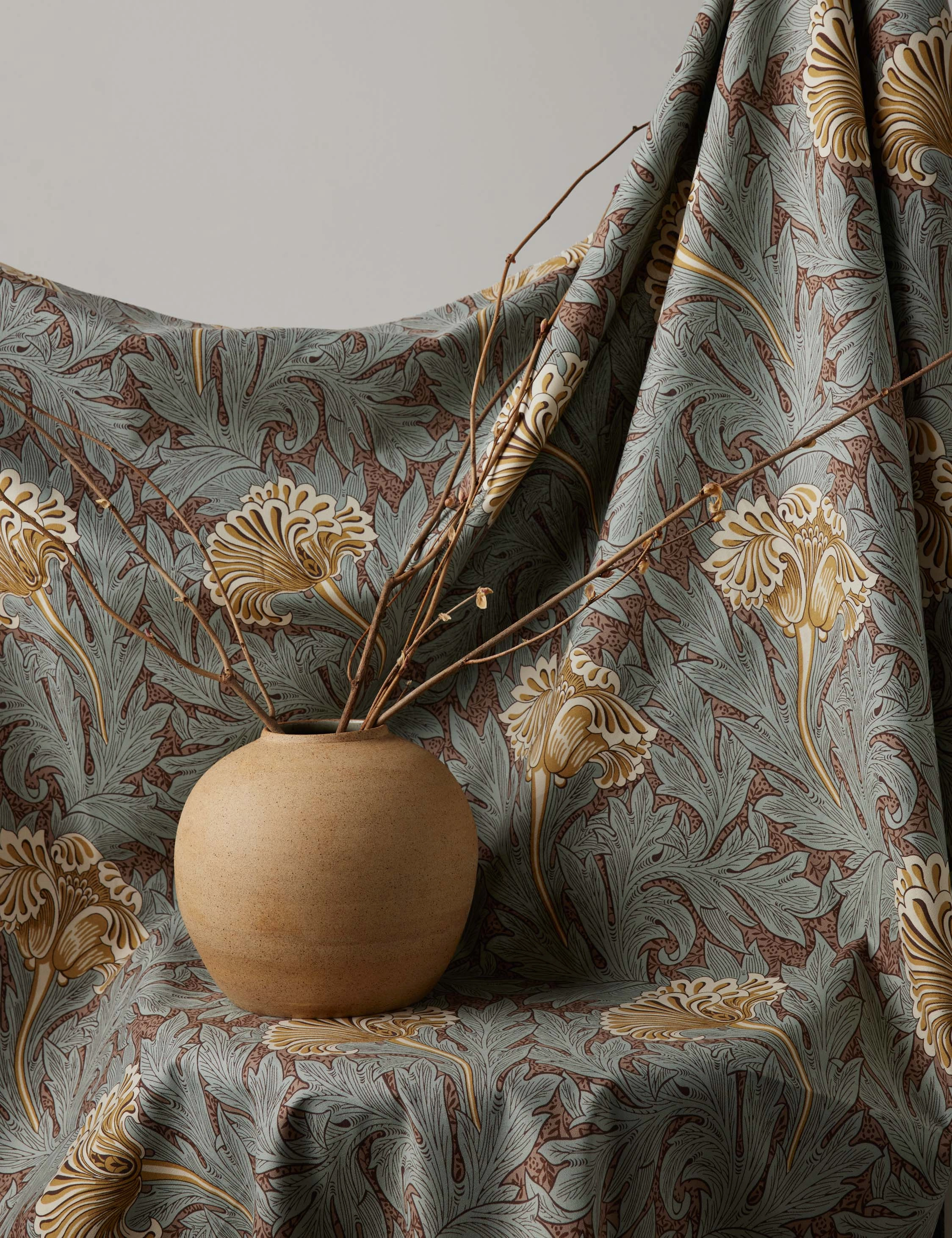 Tulip Cotton Fabric by Morris & Co.