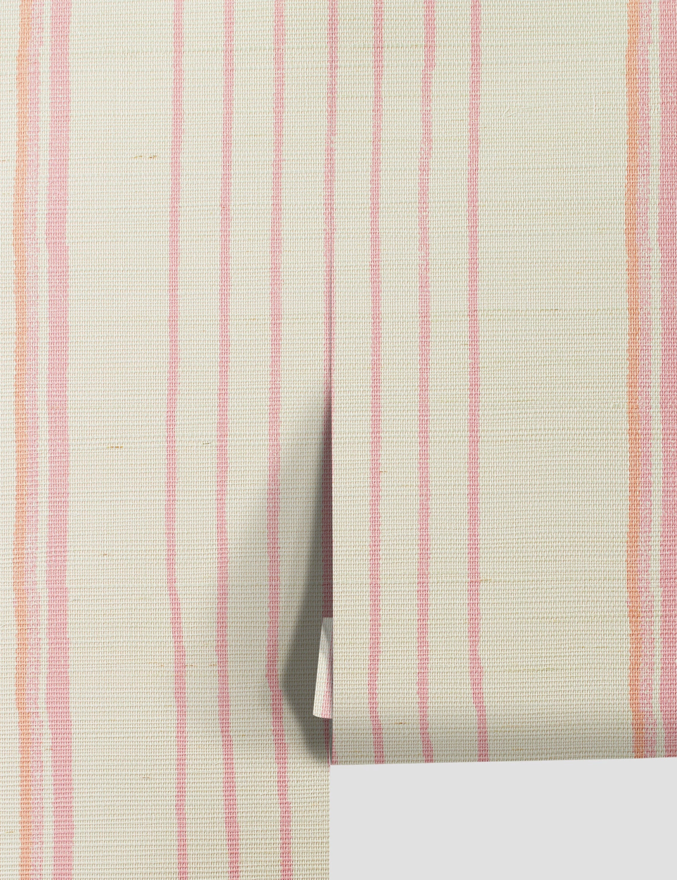 Two Tone Stripe Grasscloth Wallpaper By Nathan Turner