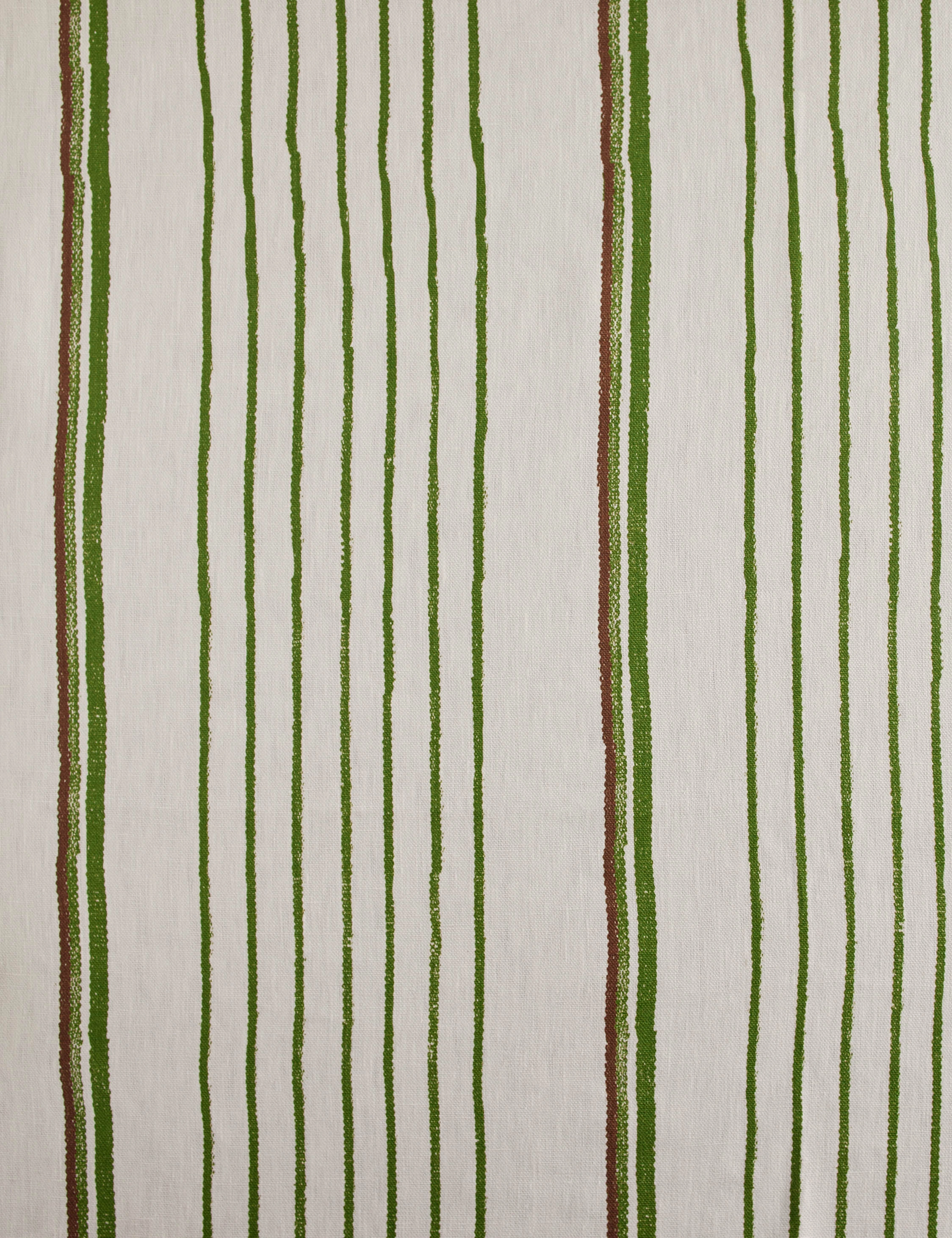 Two Tone Stripe Linen Fabric by Nathan Turner