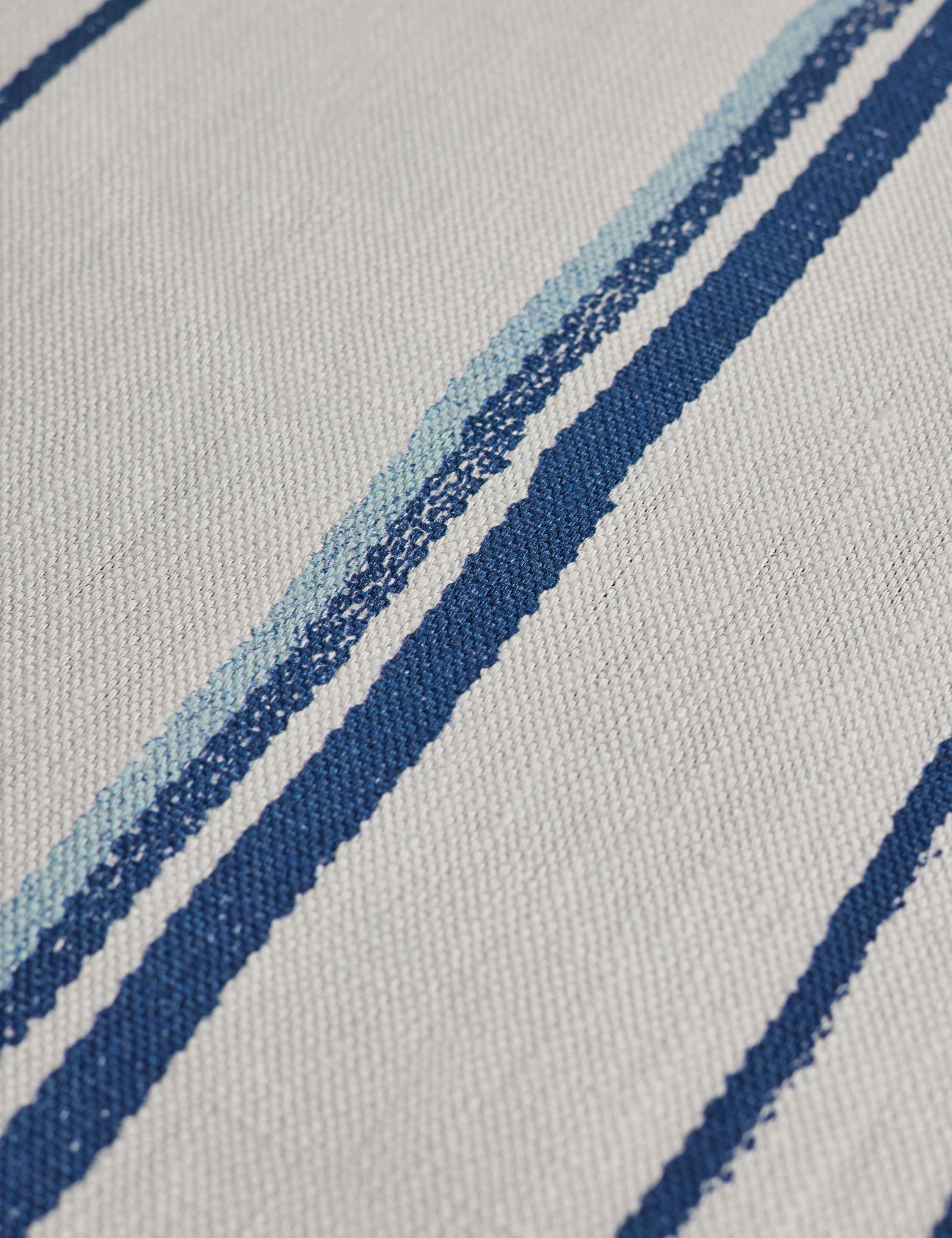 Two Tone Stripe Linen Fabric by Nathan Turner