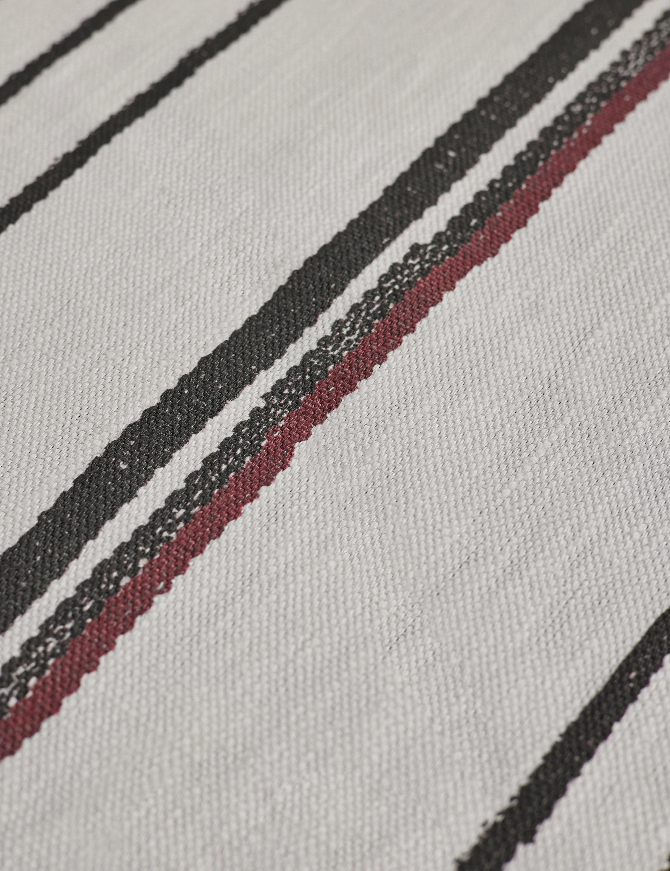 Two Tone Stripe Linen Fabric by Nathan Turner
