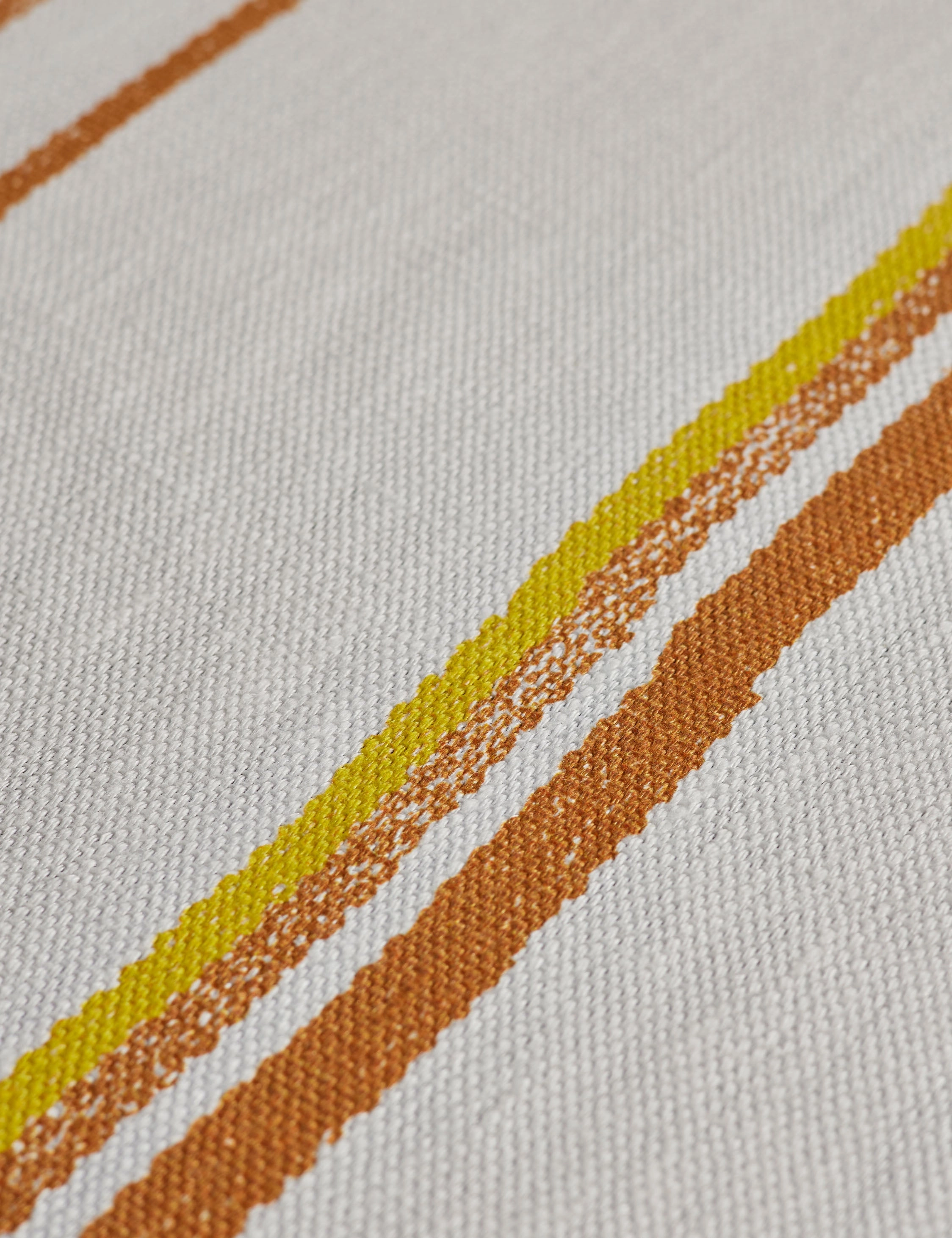 Two Tone Stripe Linen Fabric by Nathan Turner