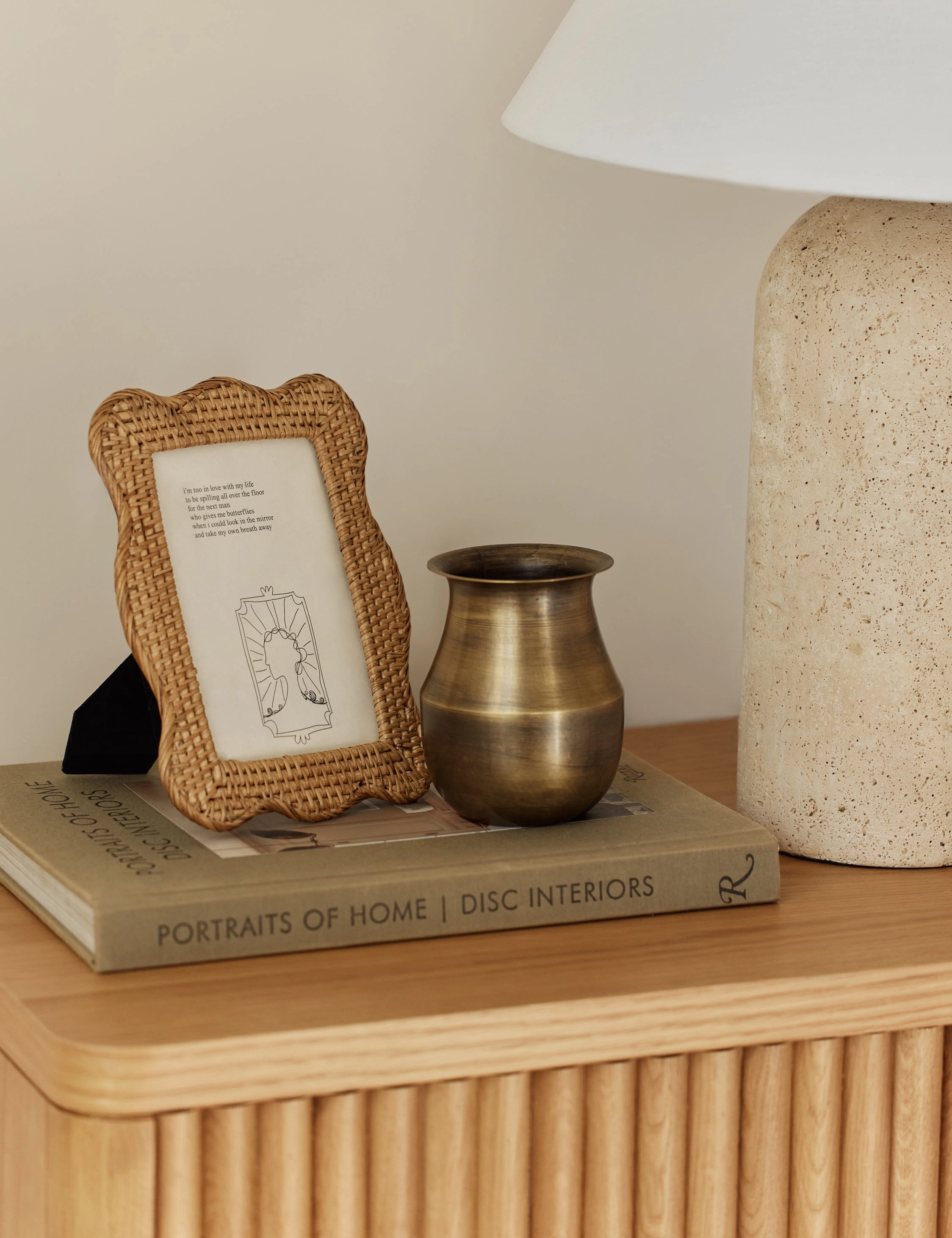 Tyna Rattan Picture Frame