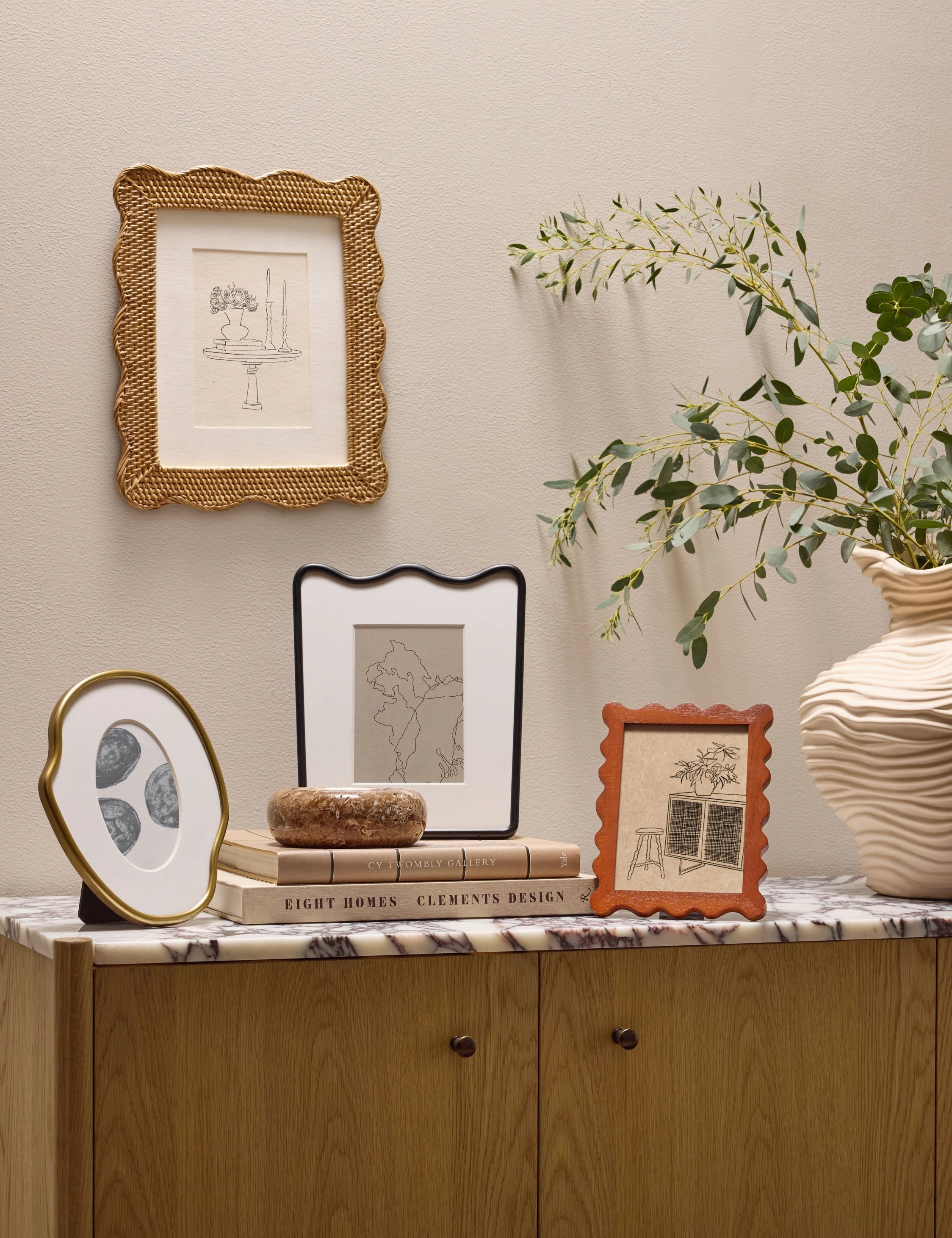 Tyna Rattan Picture Frame