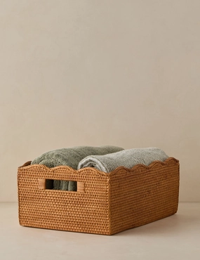 Tyna Rattan Storage Bin 