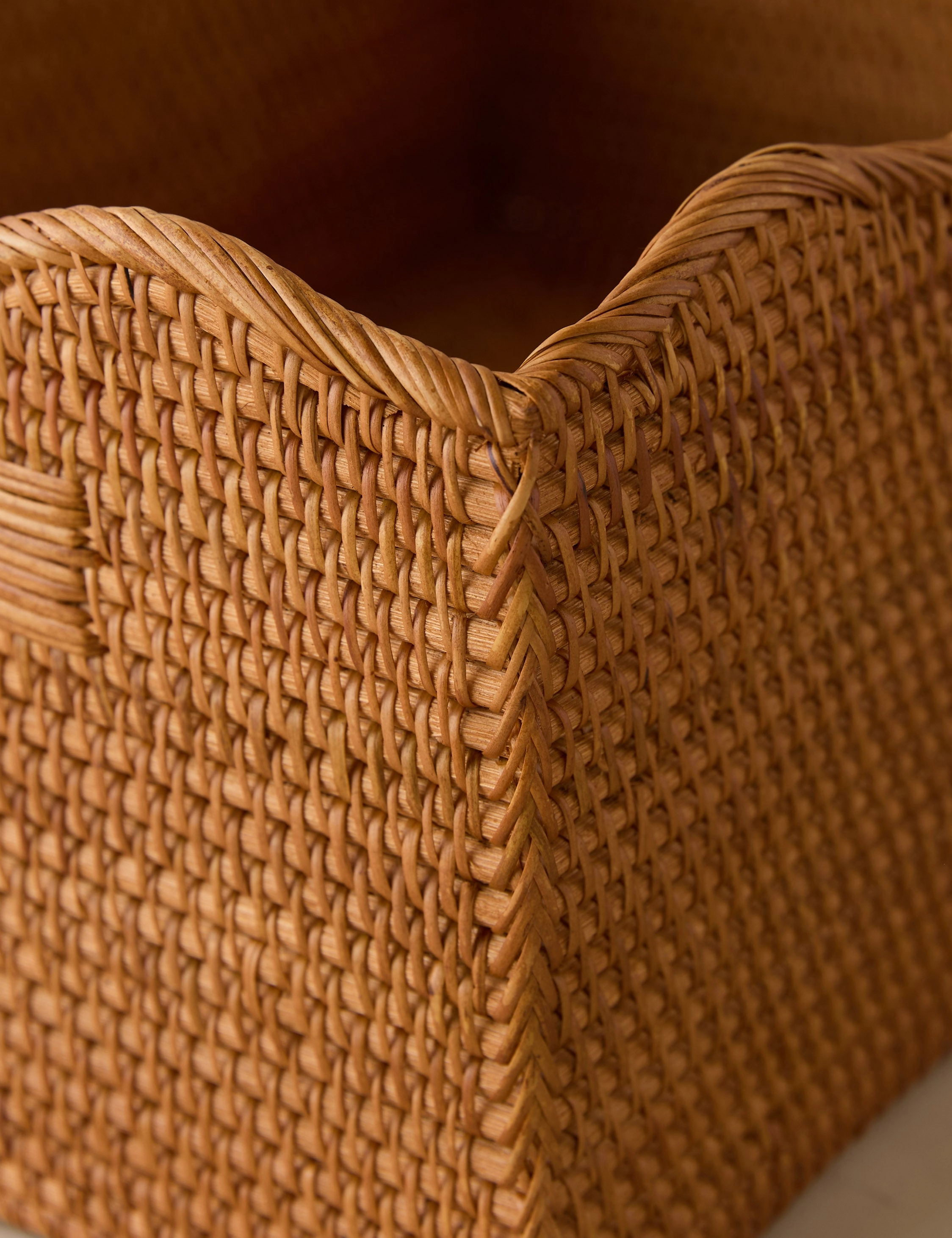 Tyna Rattan Storage Bin