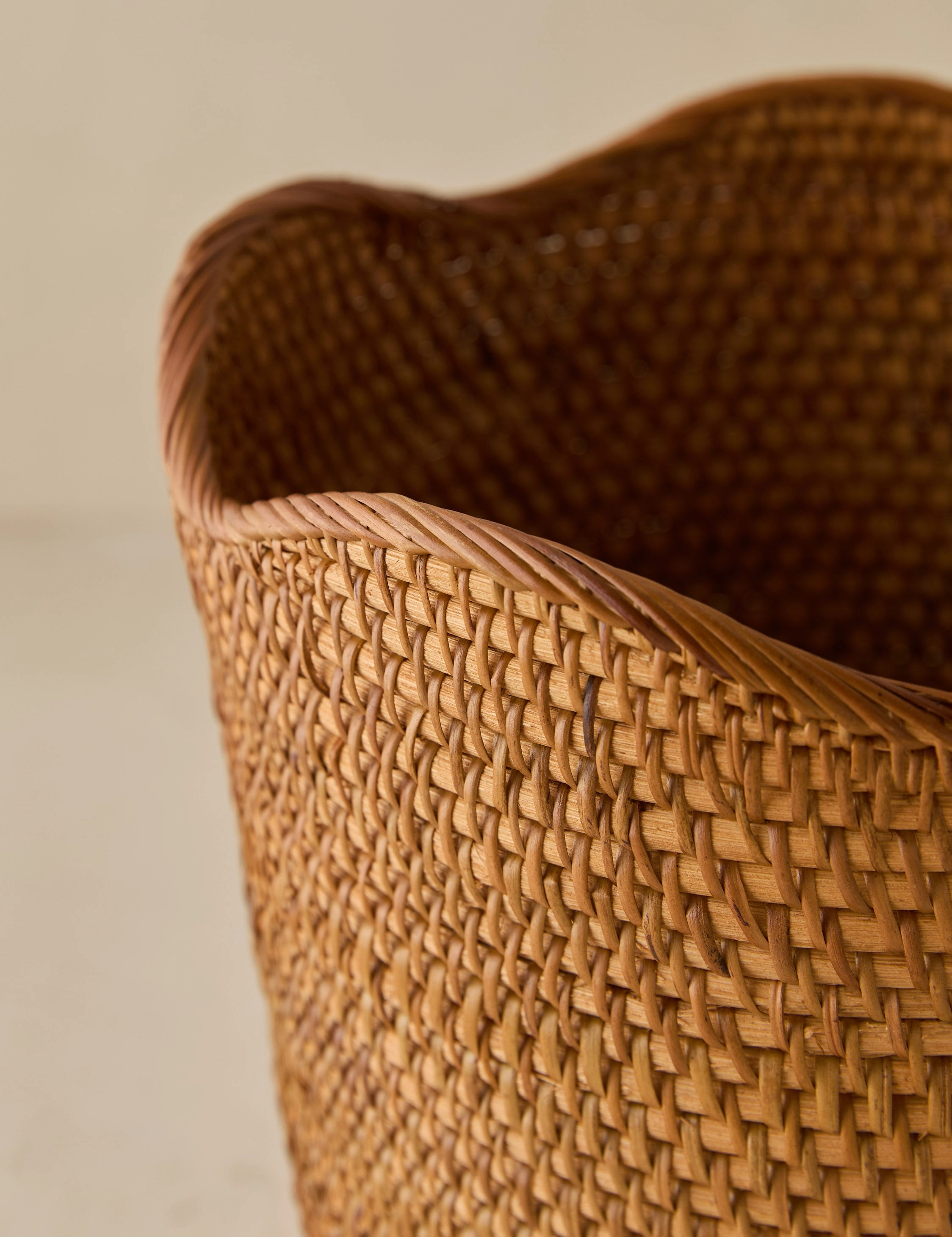 Tyna Rattan Wastebin