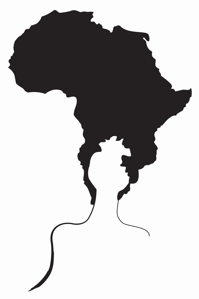 Unframed Africa On My Mind Bold Art Print