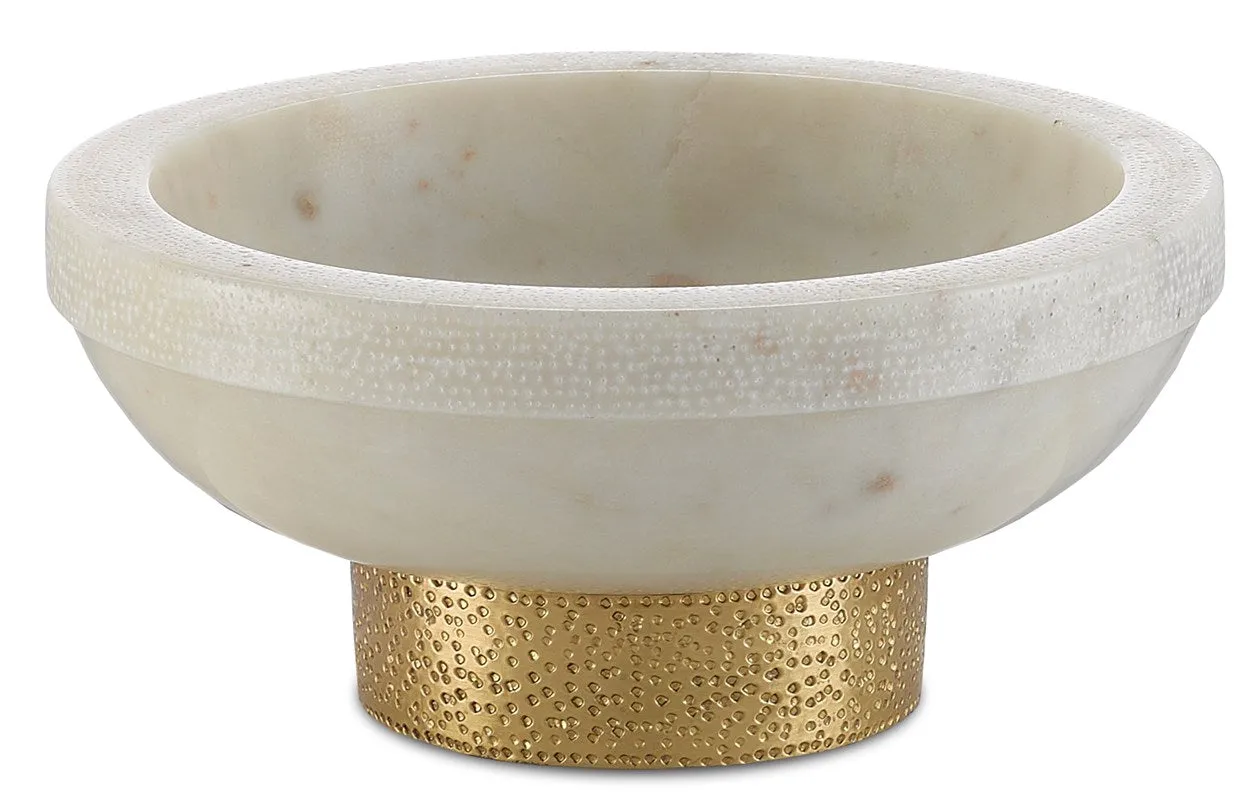 Valor White Marble Bowl