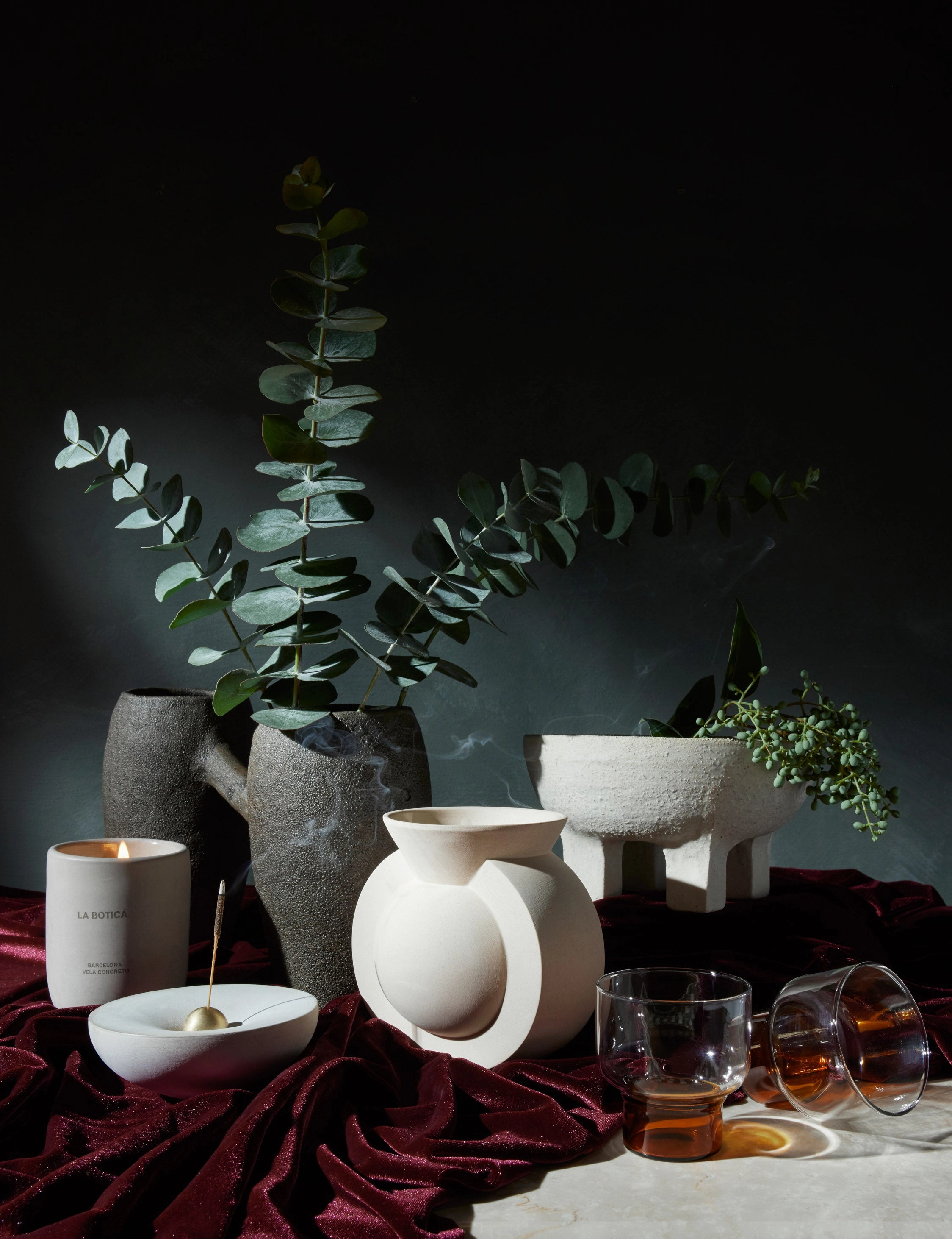Vela Concreto Candle by La Botic