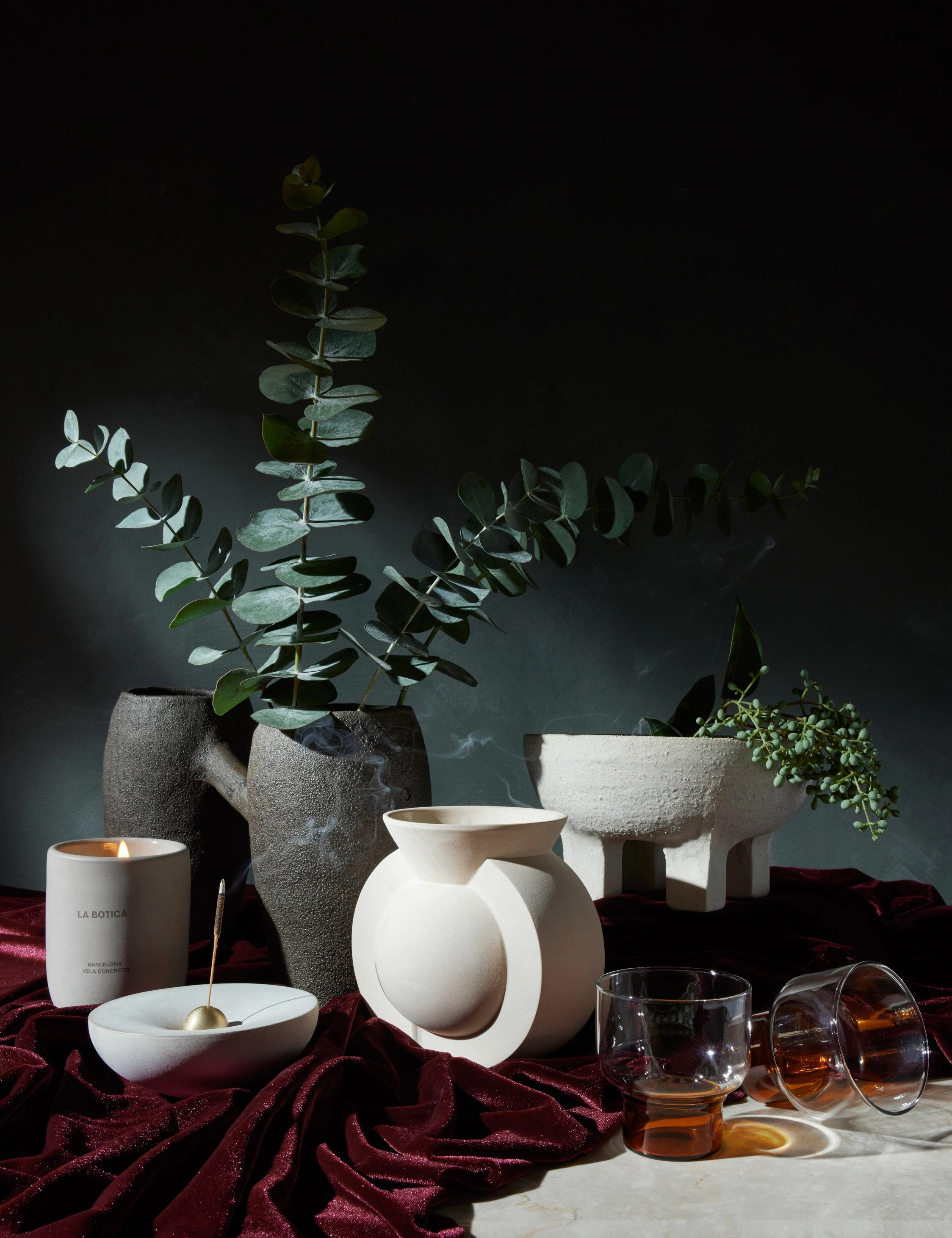 Vela Concreto Candle by La Botic