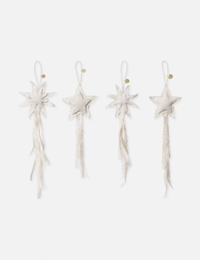Vela Star Ornaments (Set of 4) by Ferm Living 