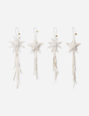 Vela Star Ornaments (Set of 4) by Ferm Living 