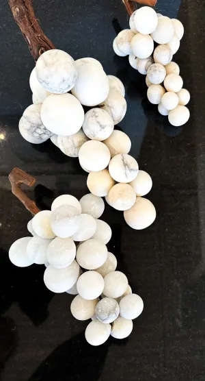 Vintage Alabaster Grapes 