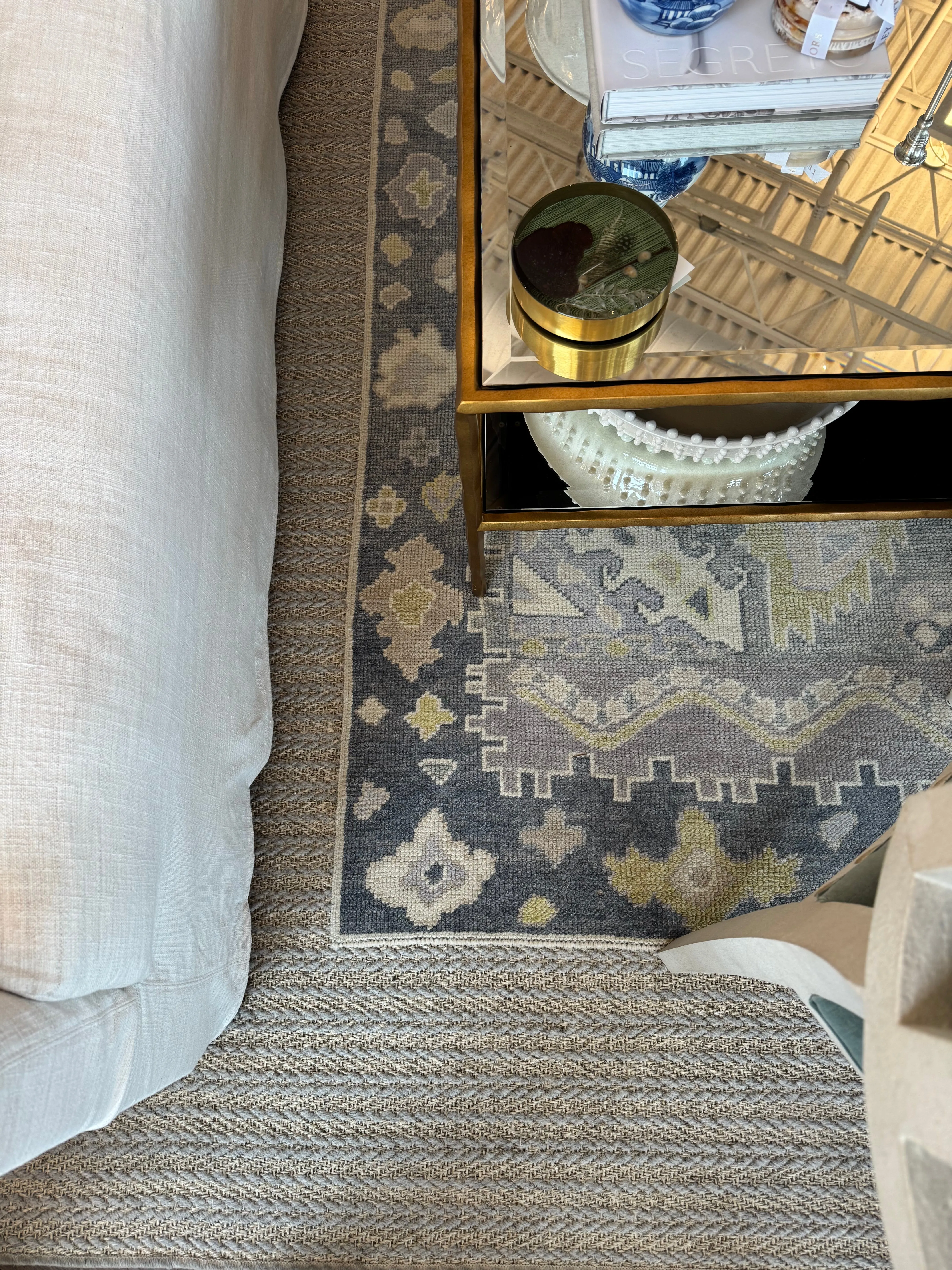 Vintage Oushak Rug