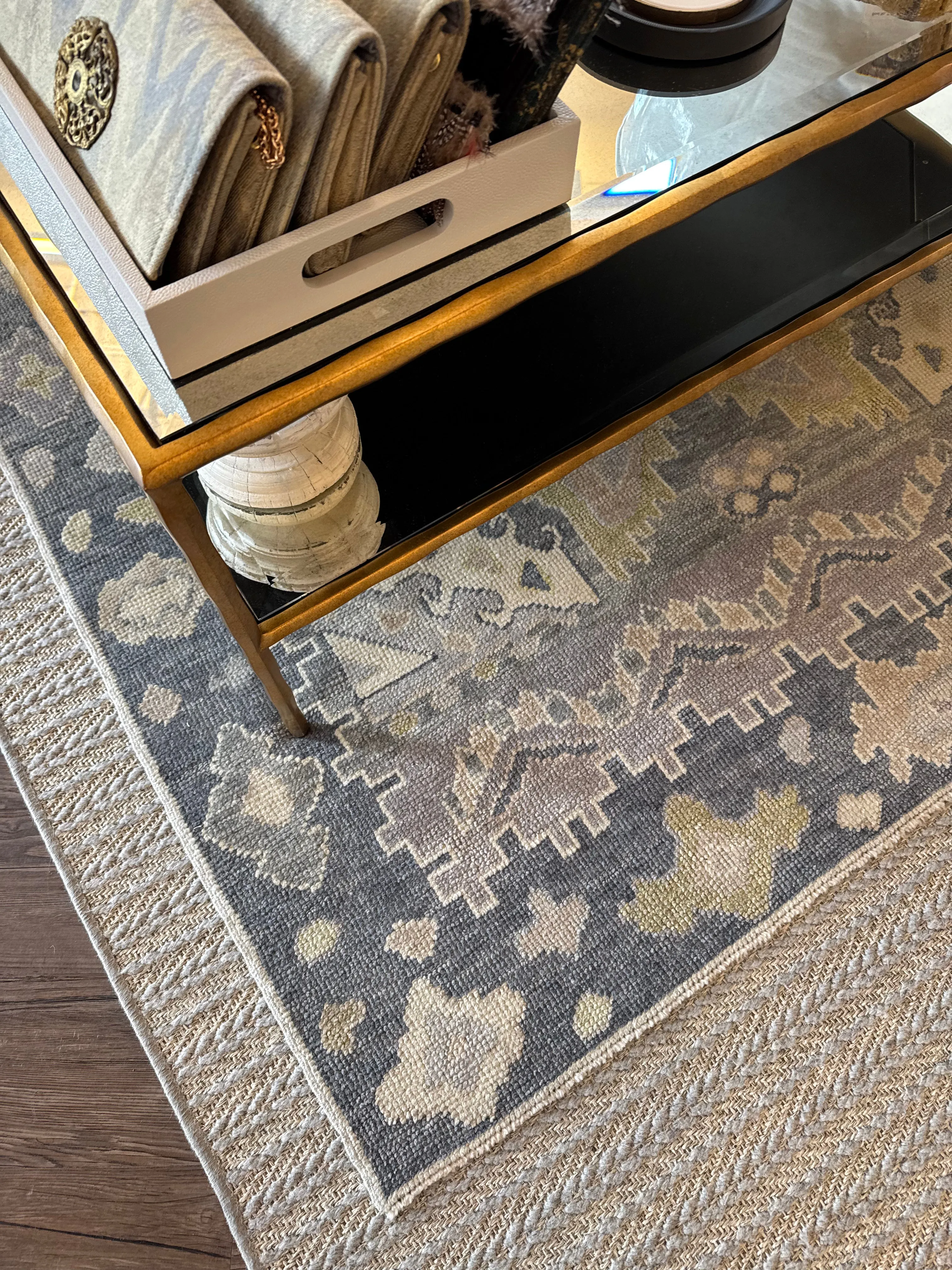 Vintage Oushak Rug
