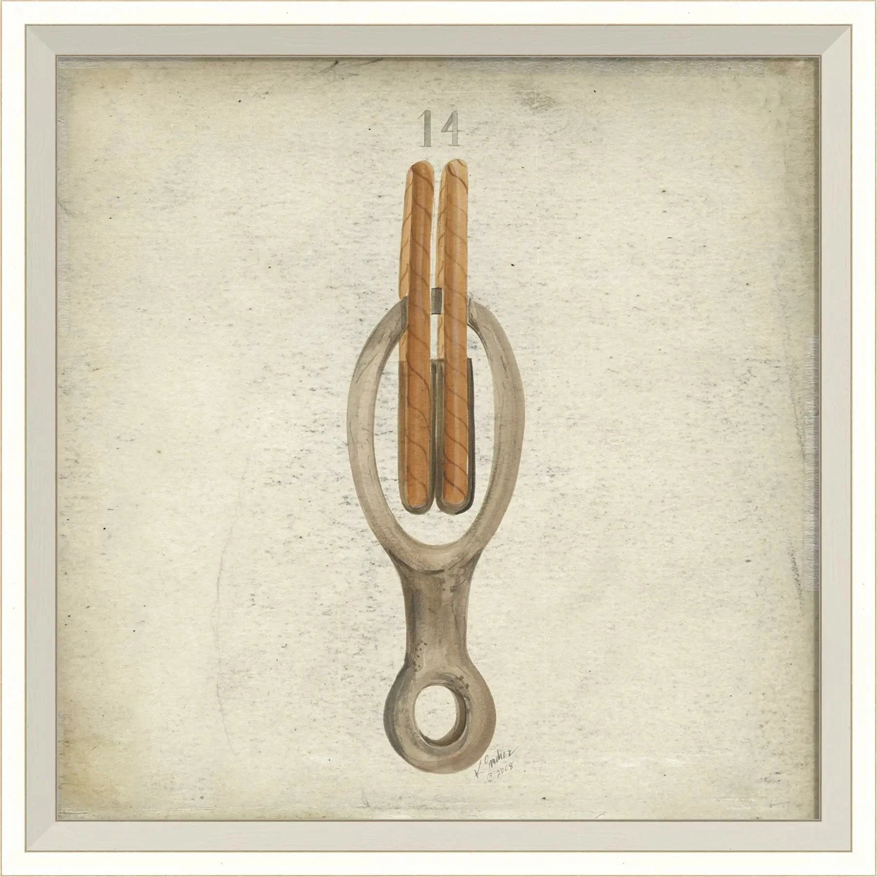 Vintage Beach Gear Art Print