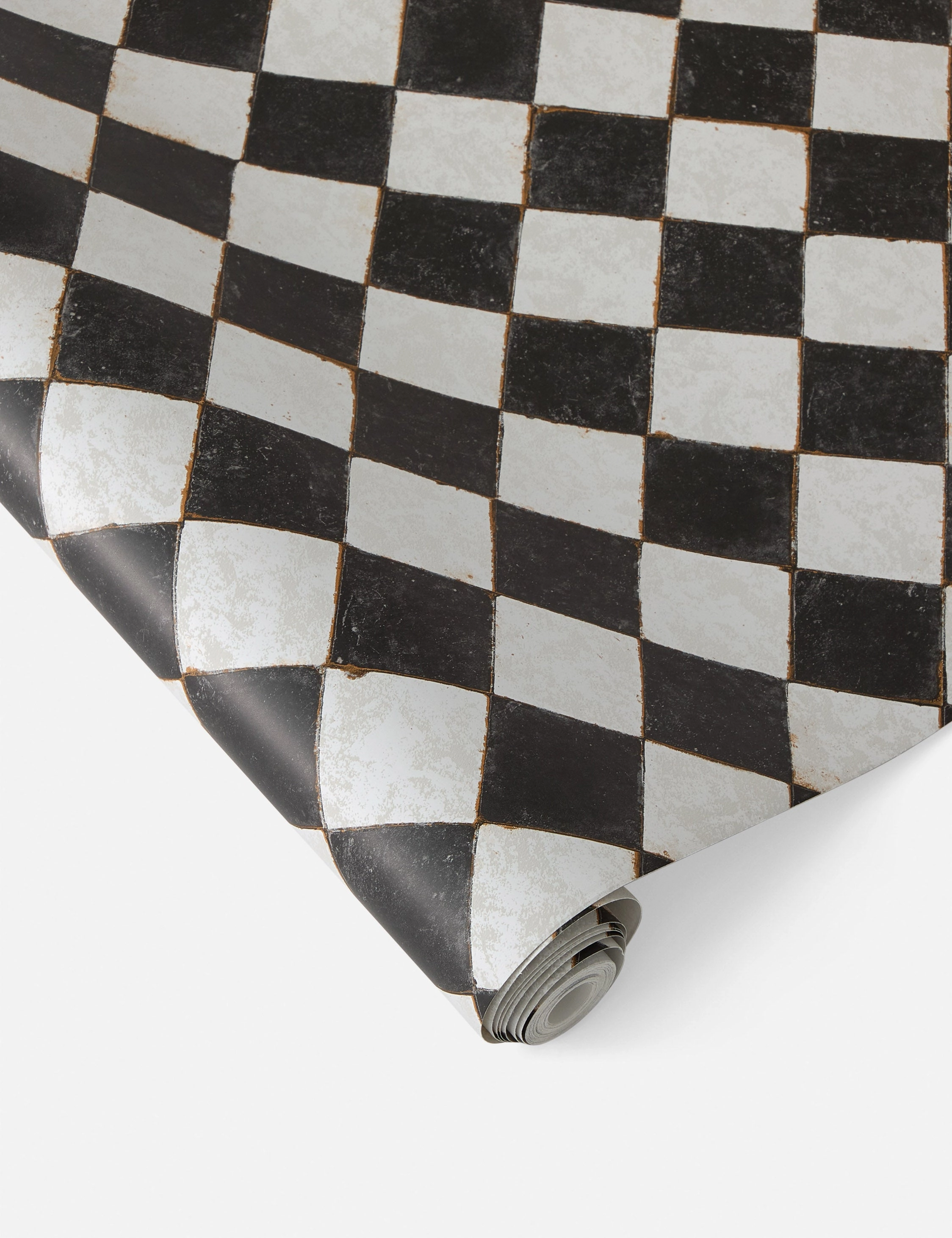 Vintage Check Textured Peel and Stick Wallpaper by Jeremiah Brent