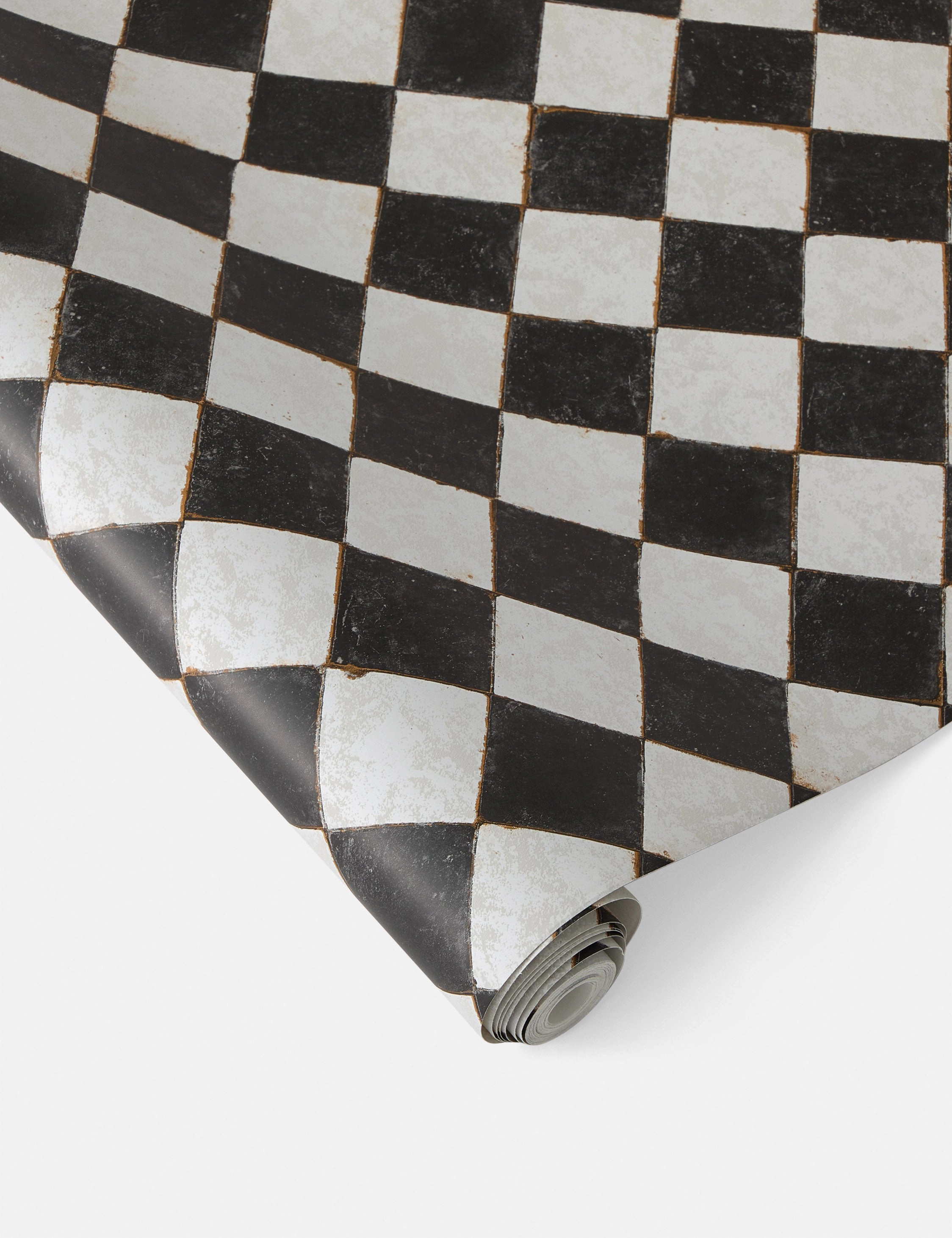 Vintage Check Textured Peel and Stick Wallpaper by Jeremiah Brent