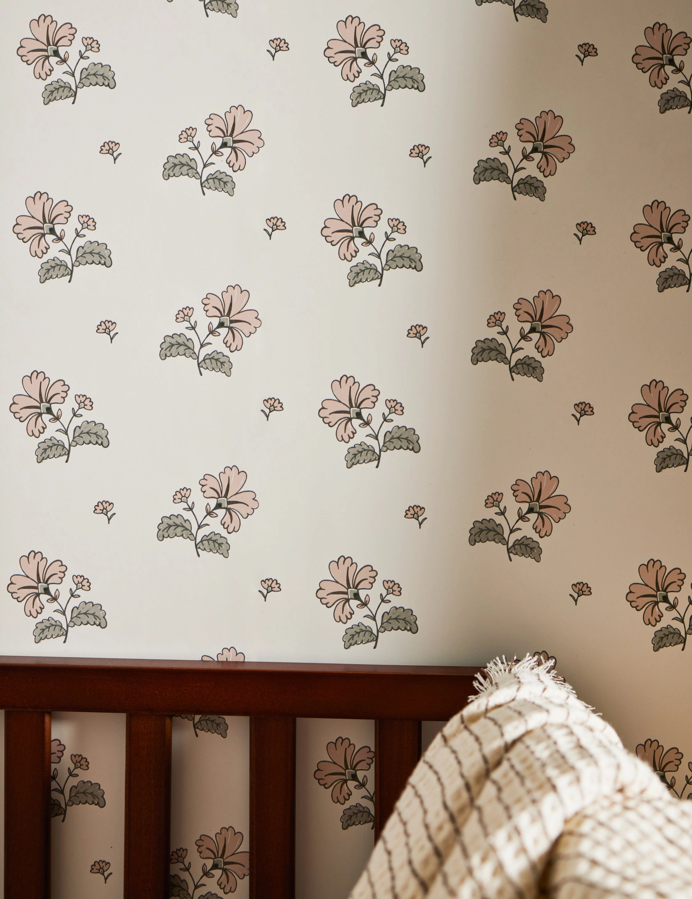 Vintage Floral Wallpaper by Rylee   Cru