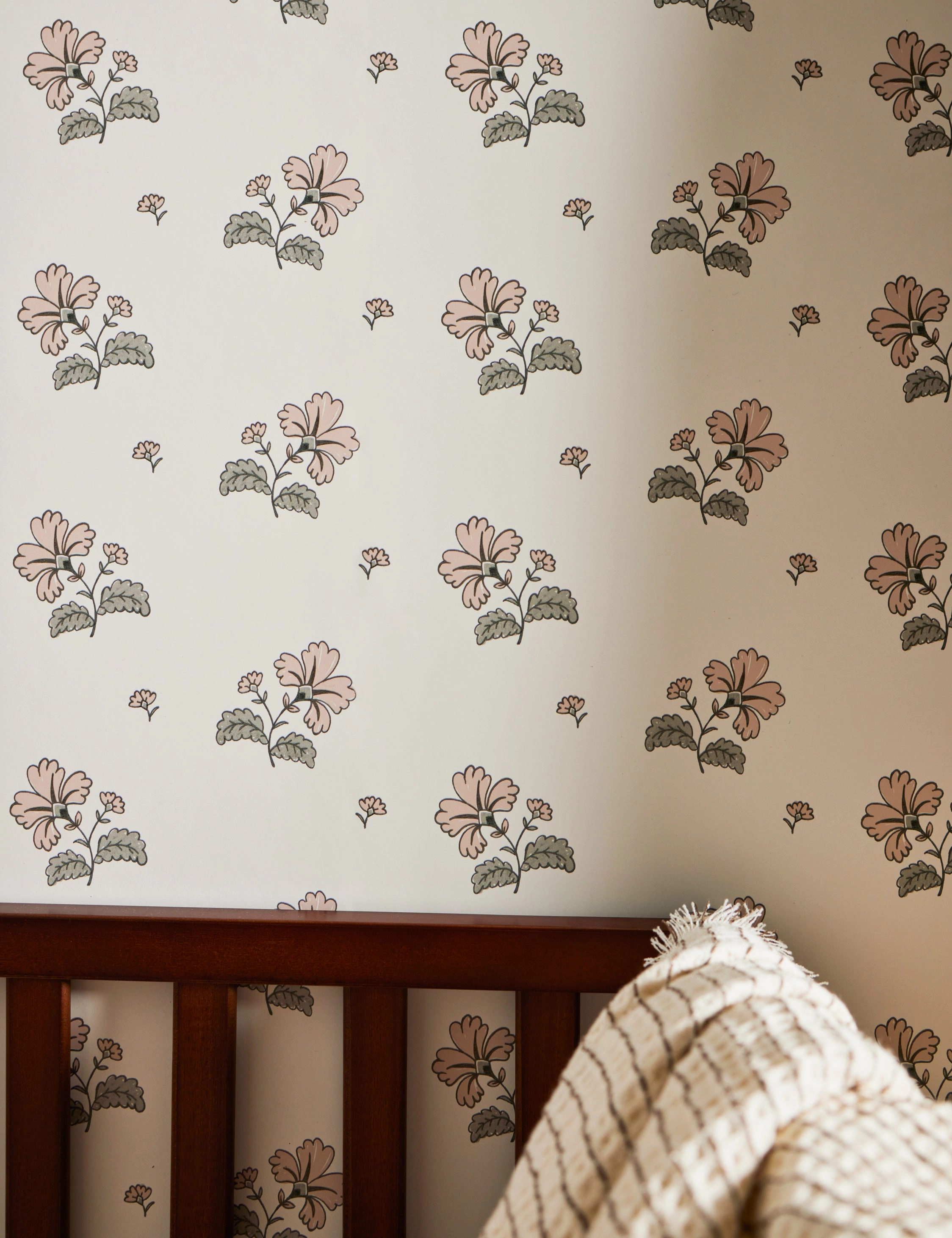 Vintage Floral Wallpaper by Rylee   Cru