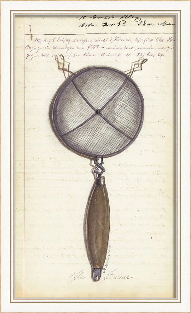 Vintage Kitchen Tool Framed Art Print