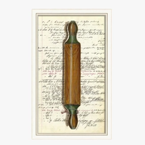 Vintage Rolling Pin Framed Art Print 