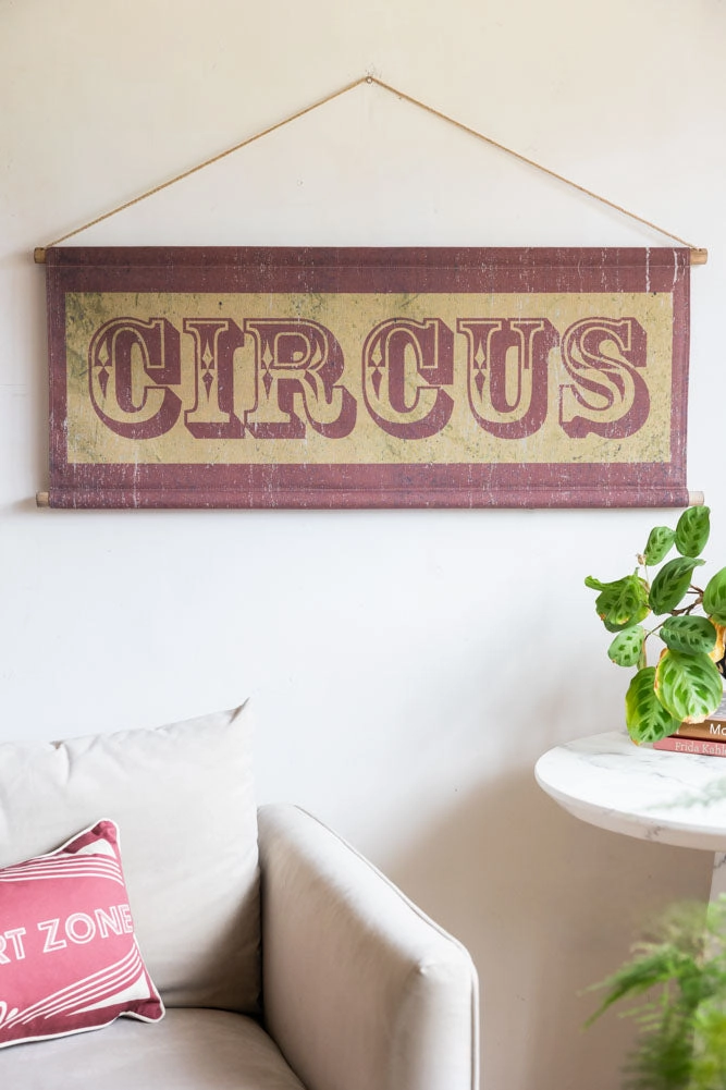 Vintage-Style Circus Wall Art 