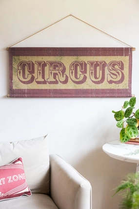 Vintage-Style Circus Wall Art 