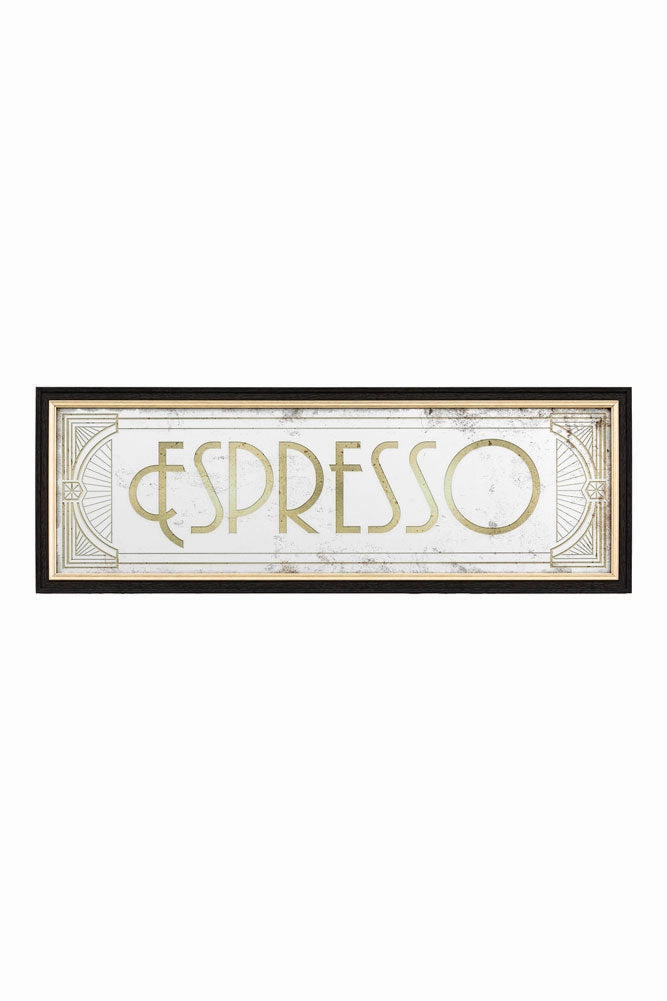 Vintage-Style Espresso Mirror