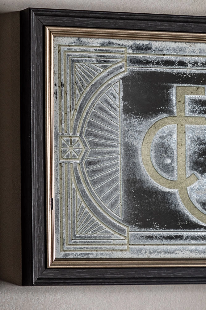 Vintage-Style Espresso Mirror