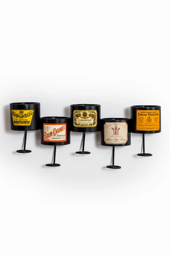 Vintage-Style French Wall-Mounted Bottle Holder