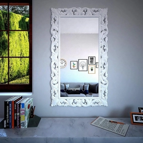 Vintage Venetian Long Rectangular Mirror 