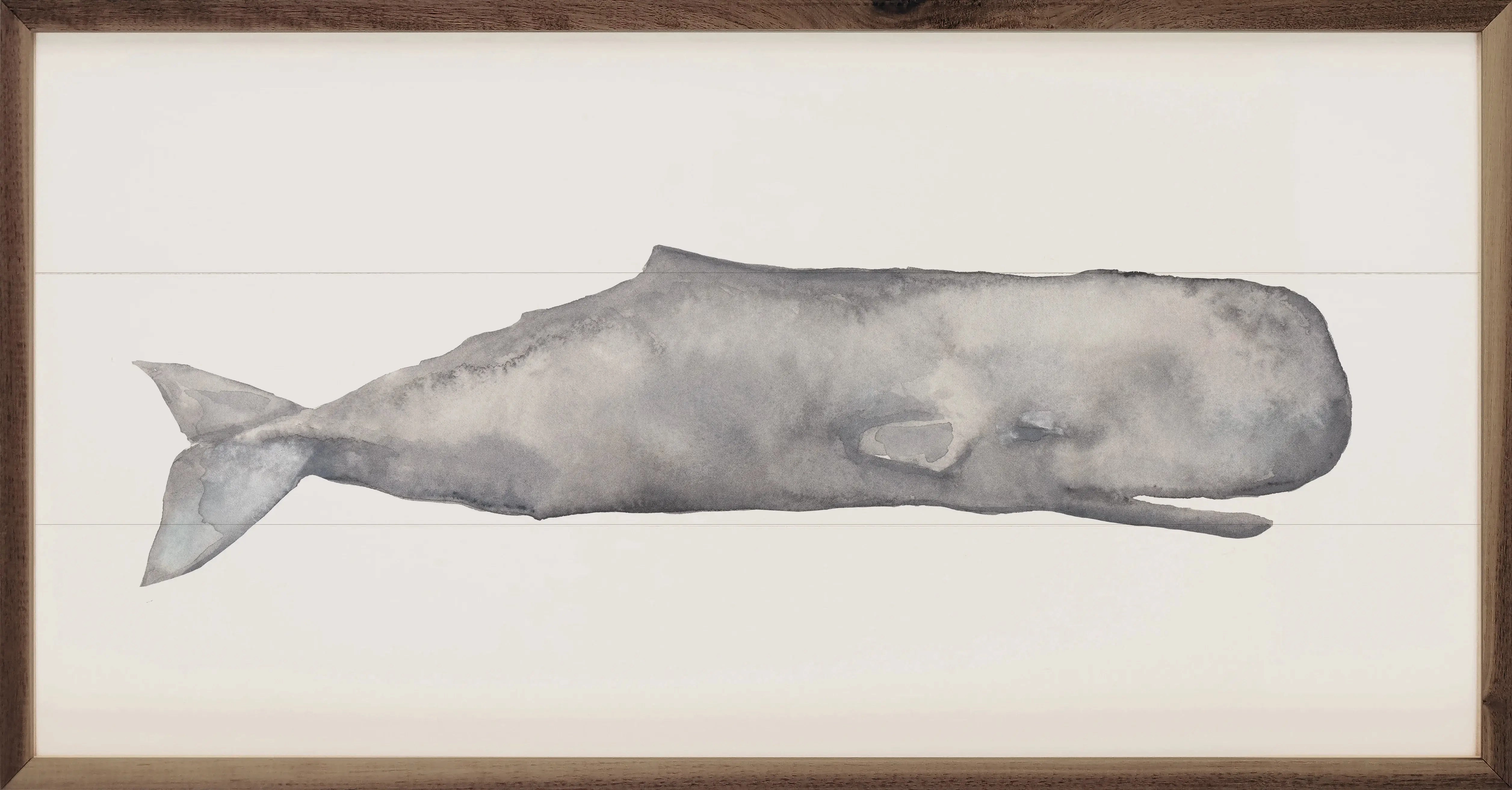 Watercolor Whale Painting