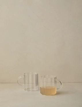 Wave Mug (Set of 2) by FAZEEK 