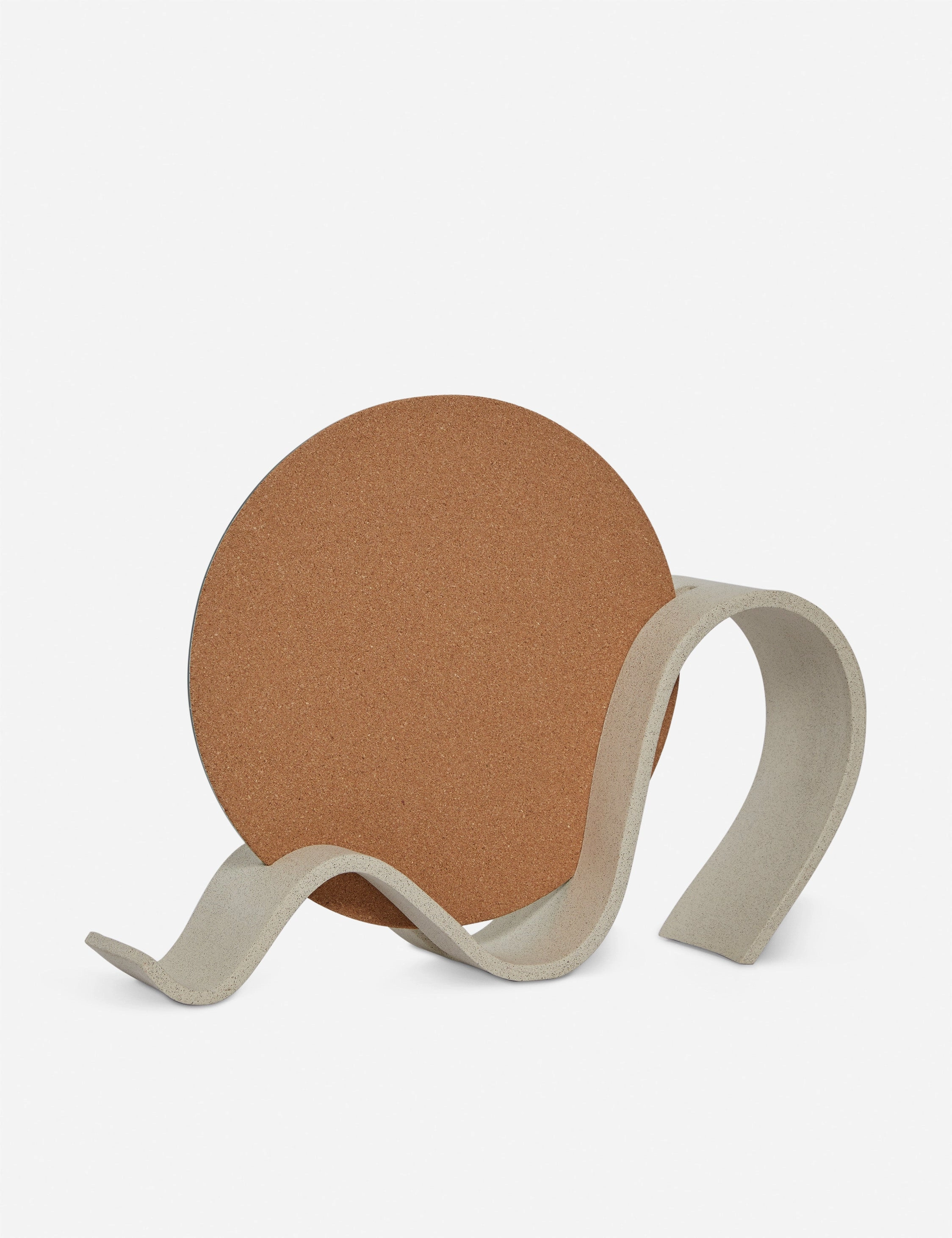 Wavee Table Mirror by SIN Ceramics