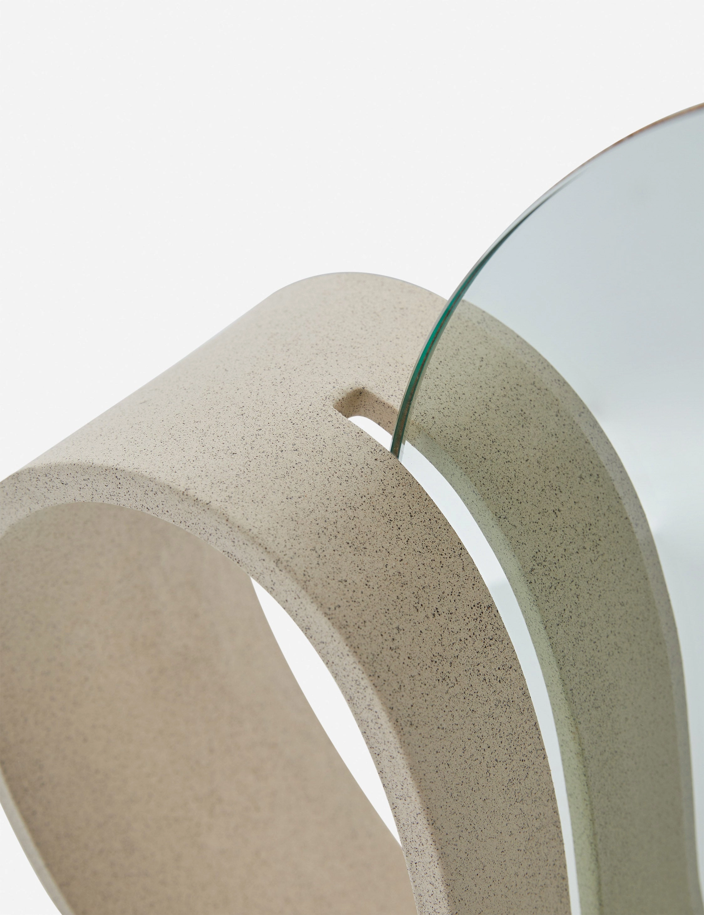 Wavee Table Mirror by SIN Ceramics