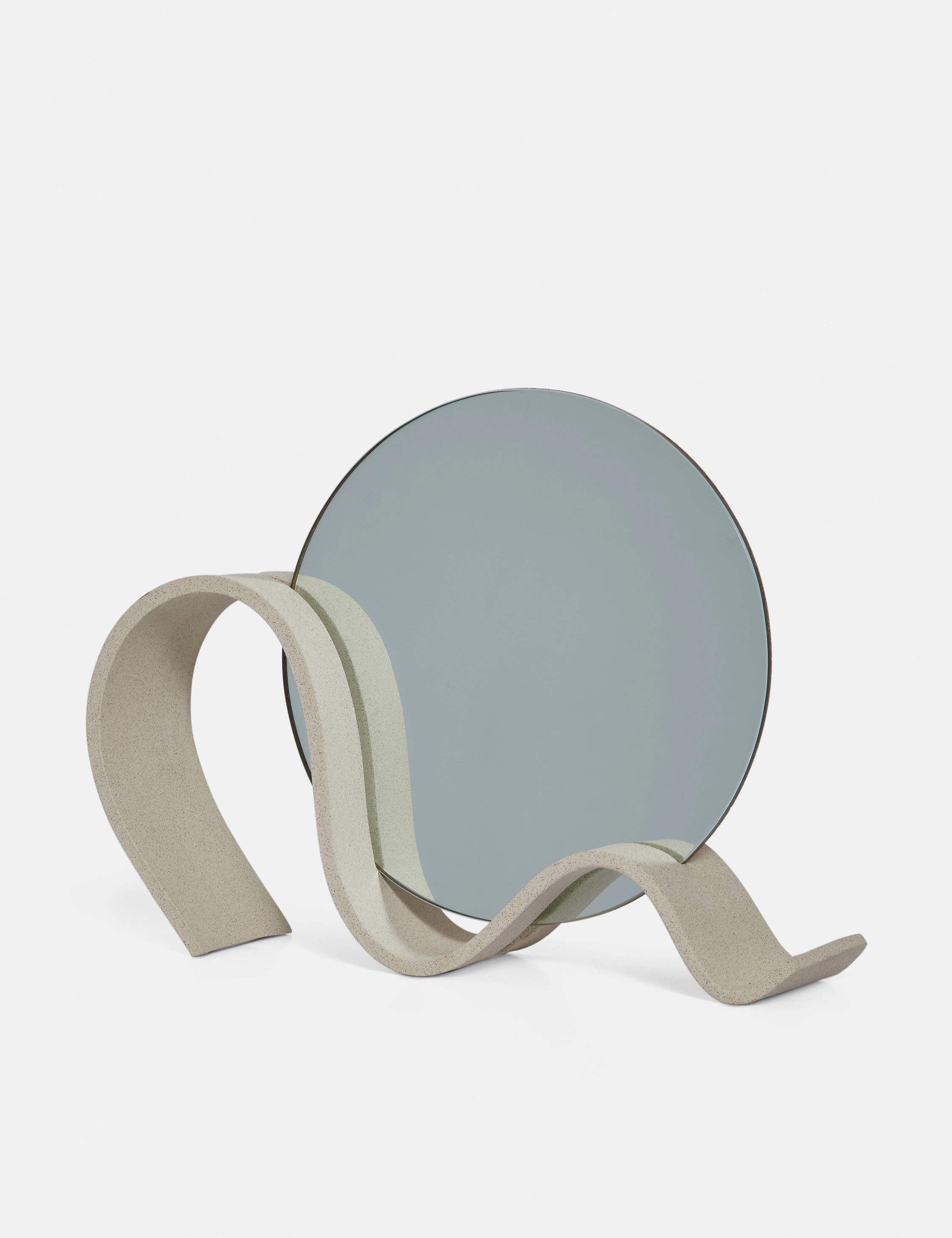 Wavee Table Mirror by SIN Ceramics