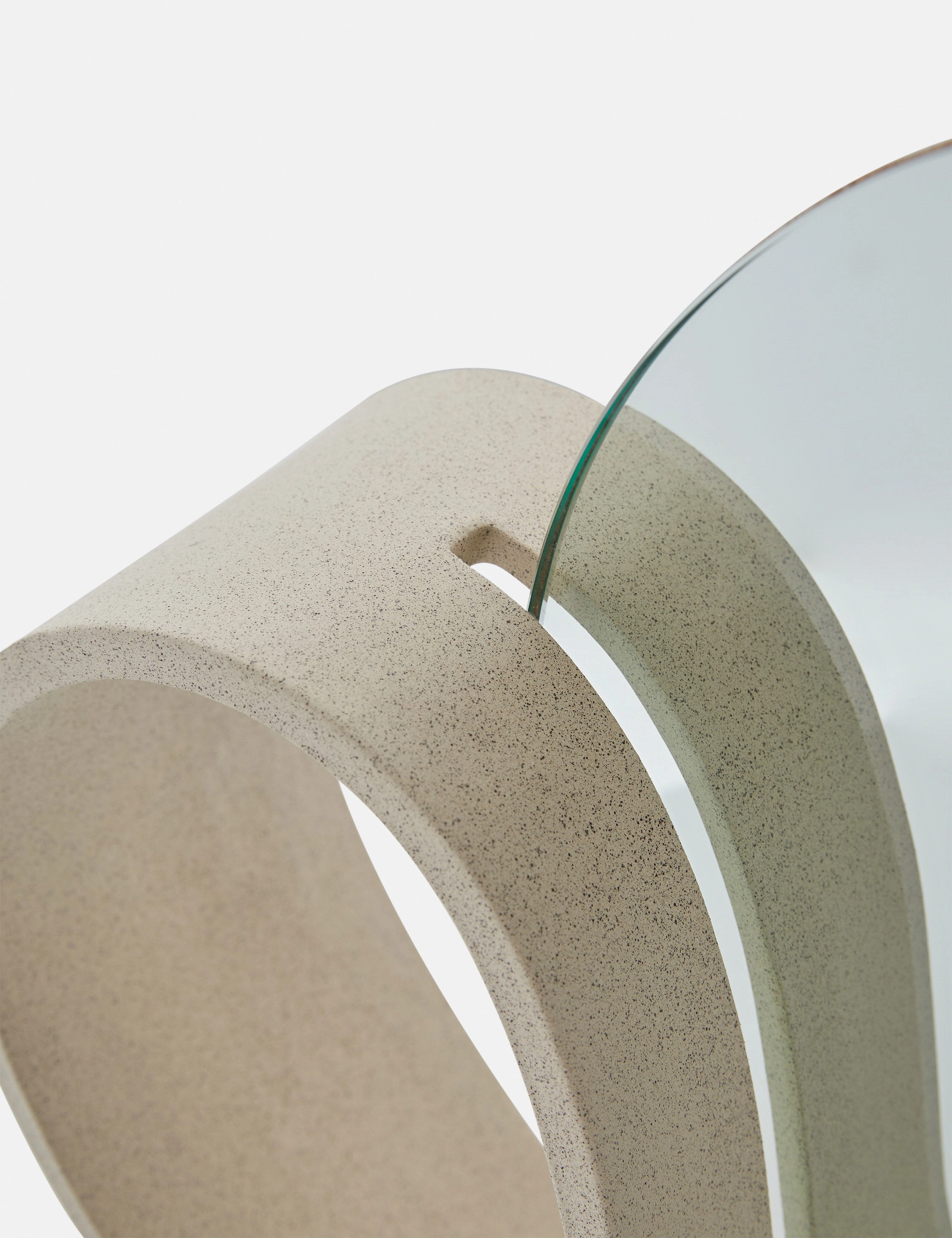 Wavee Table Mirror by SIN Ceramics