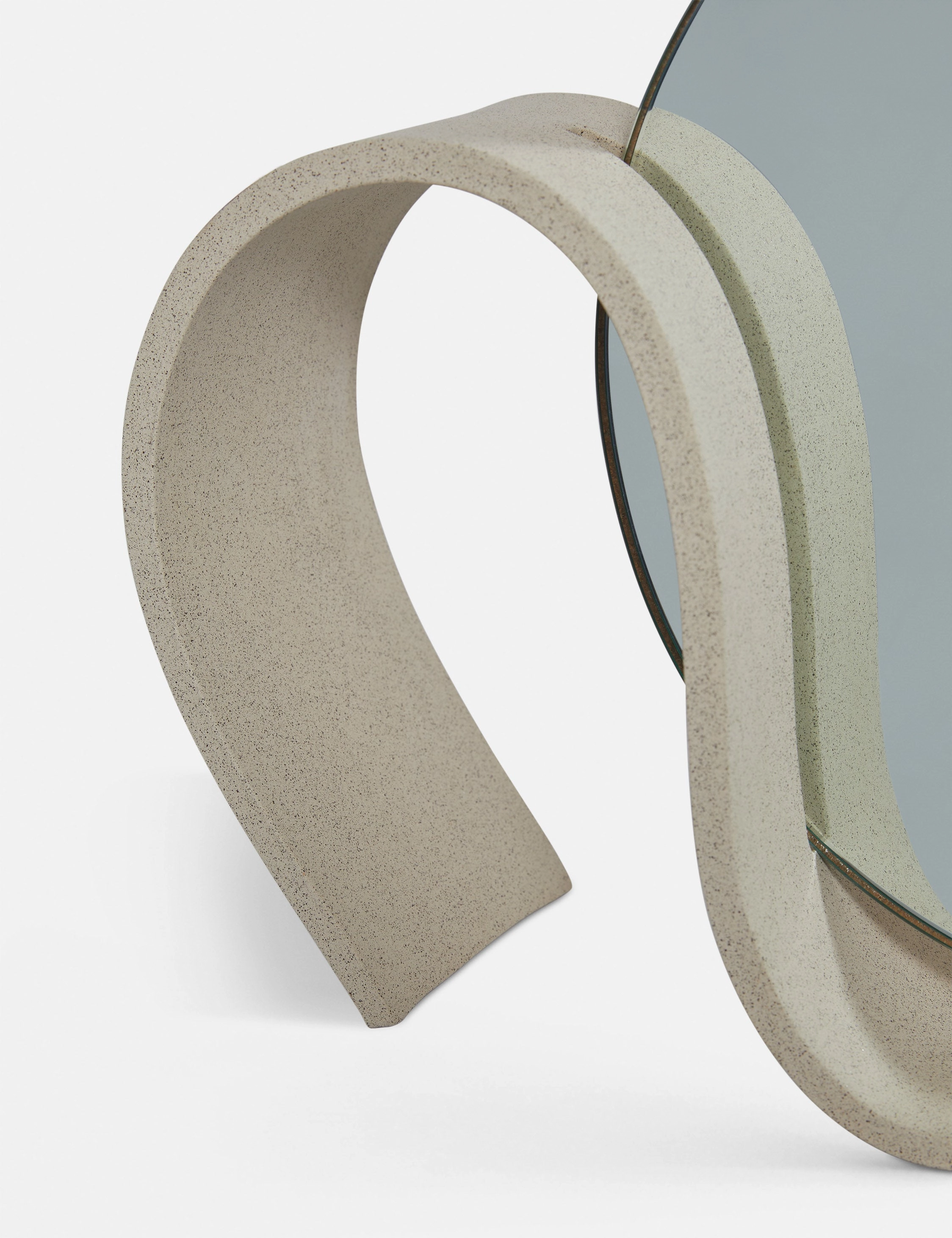 Wavee Table Mirror by SIN Ceramics