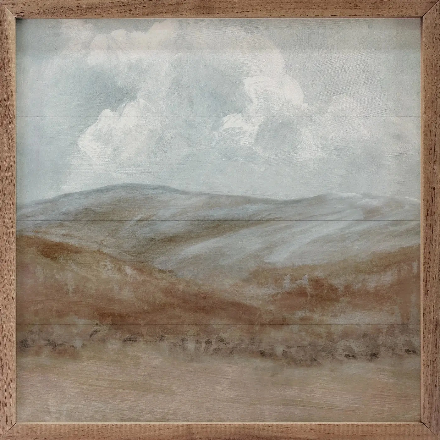 Welcome Rain Wood Framed Print 