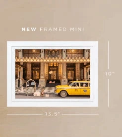 Welcome to The Plaza Hotel Mini Framed Print by Gray Malin