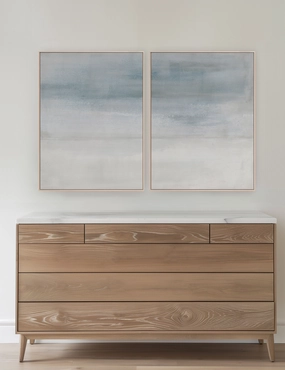 Whisper Diptych Wall Art (Set of 2) by Carol Benson-Cobb 
