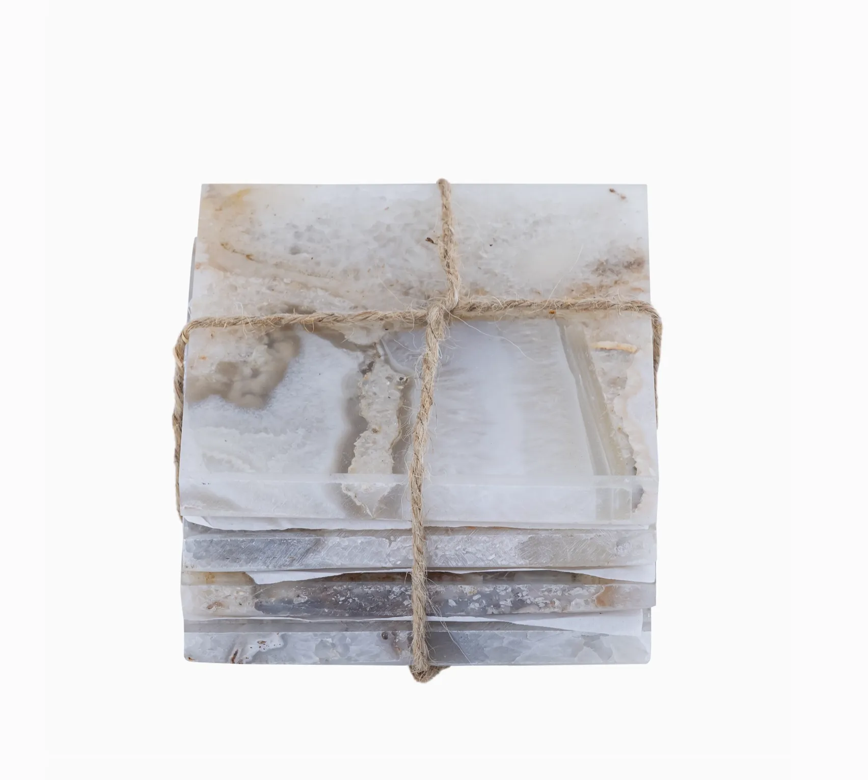 White Agate Coasters