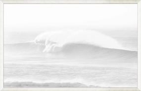 White Wave Framed Wall Art 