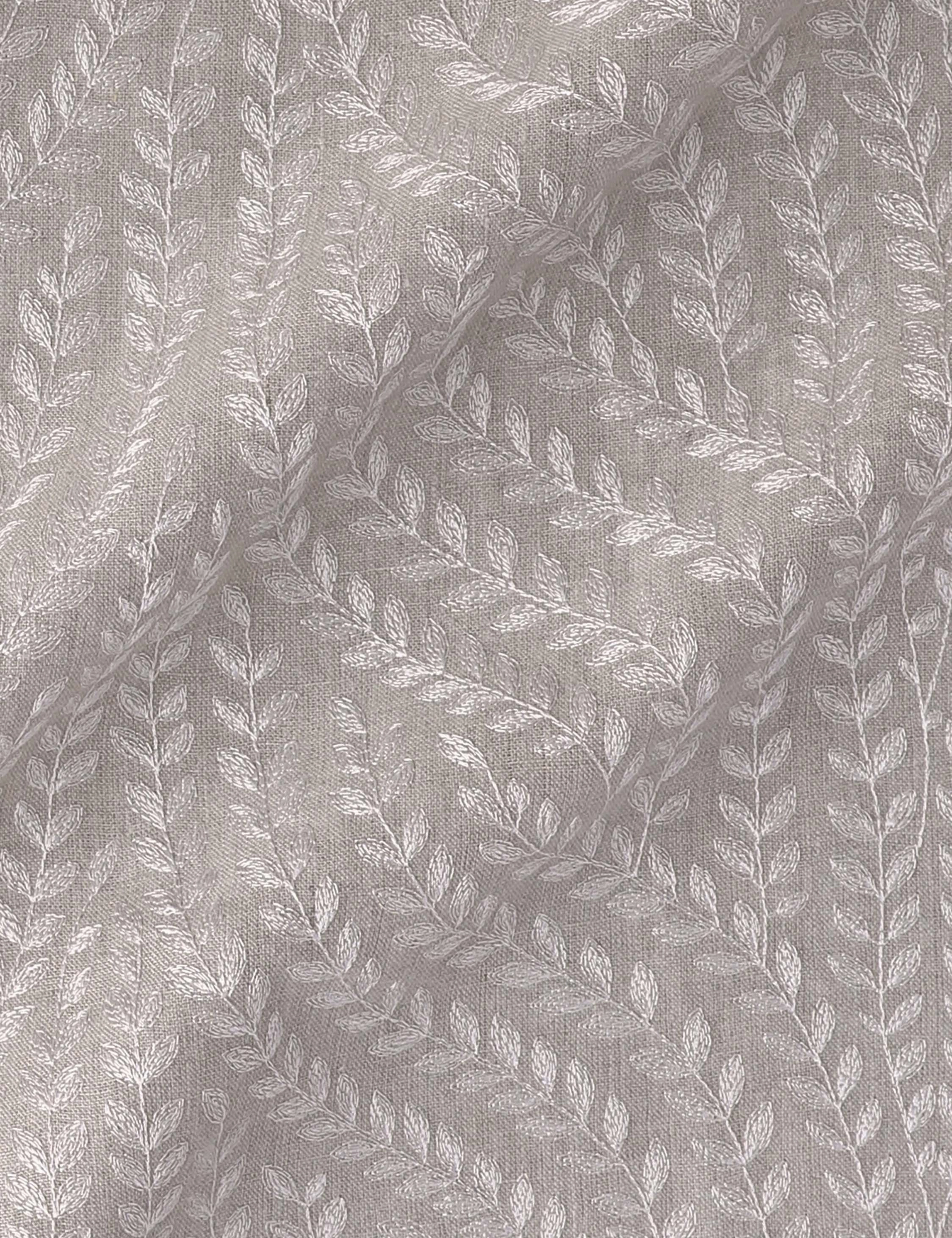 Willow Vine Embroidery Linen Fabric by Scalamandr