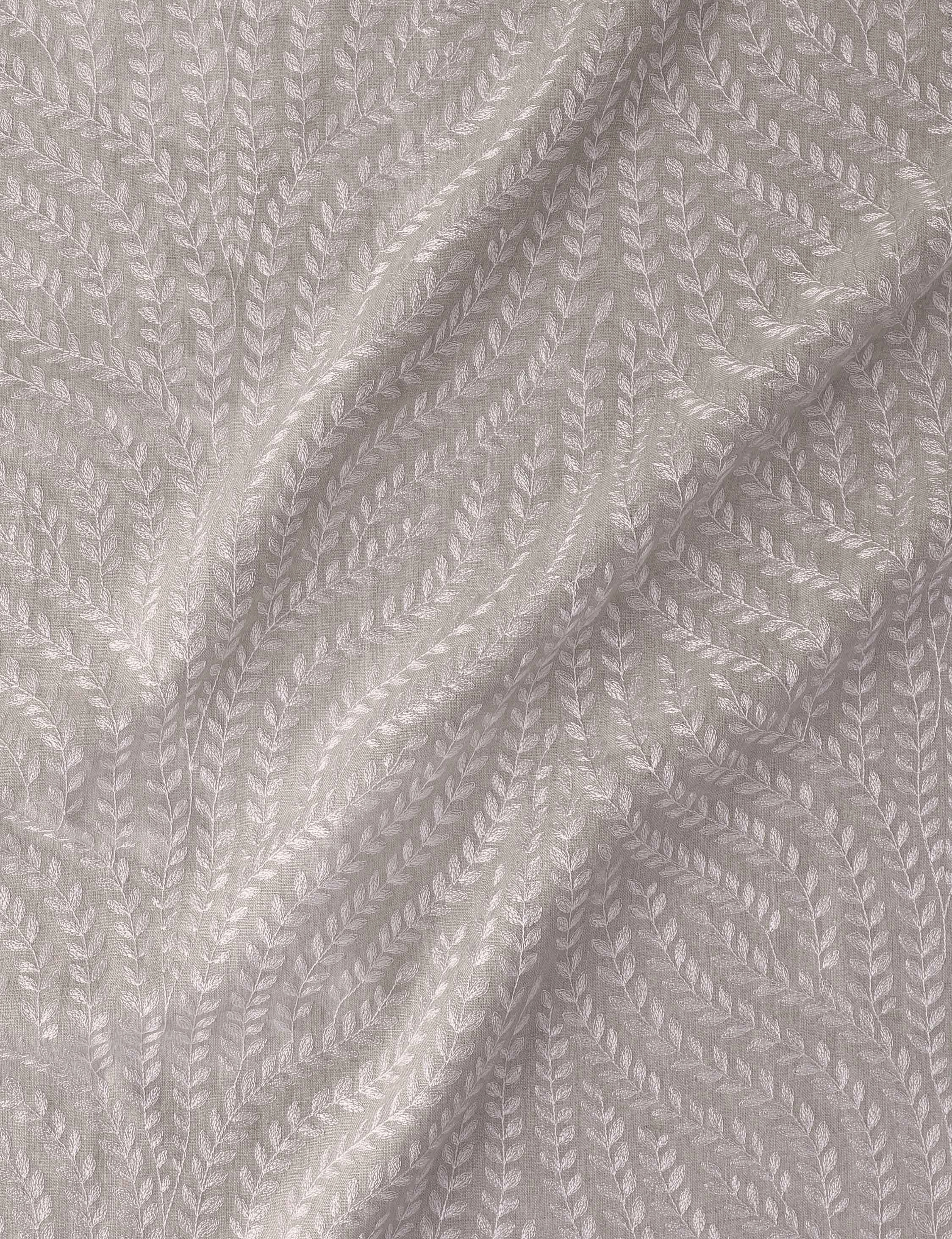 Willow Vine Embroidery Linen Fabric by Scalamandr