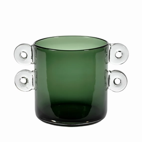 Wind & Fire Vase | Dark Green 